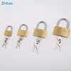 2019 Top cheap price new type full copper lock core Safety solid hardened brass padlock with keys