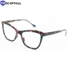 Graphic Customization Frames Glasses for Fashion Trendy Big Frames Colorful Flower Reading Glasses for Woman