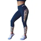 Custom Leopard High Quality Butt Lift Sublimation High Waist Work out Pants Yoga Leggings