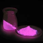 JULIANG new product pink pigment glow in the dark colorful glow pigment powder