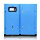 50HP 37Kw 7-12bar 5.2-6.5m3/min screw driven high pressure air compressor manufacturer with 18liters Lubricant