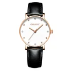 Cheap Price Women Rose Gold White Watch Stainless Steel Analog Quartz Wrist Watches For Women