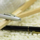 Black promotion plastic ballpoint pen for business
