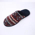 Mens fashion warm flat shoes, winter autumn clog mules the mens knitted slippers
