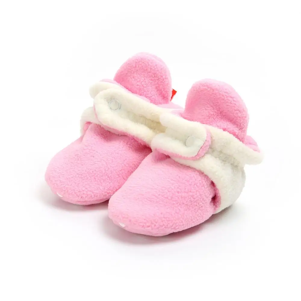 Winter Warm Newborn Baby Socks Shoes Boy Girl Toddler First Walkers Booties Cotton Comfort Soft Anti-slip manufacture