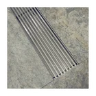 Manufacturer supply stainless steel linear drain anti-odor long grill floor drain for bathroom kitchen