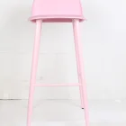 China manufacture stackable plastic bar chair with foot rest for sale bar chair bar furniture