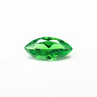 Synthetic 5*10mm cz diamond apple green marquise cut cubic zirconia prices