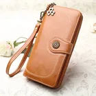Hot sale branded 2019 woman carteras PU leather ladies purse wallets