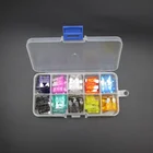 Accessor Auto Car Truck Mini Fuse Blade Assortment Set 5/10/15/20/25/30A Mixed Set Cars Safety Blade Fuses Accessor Kit
