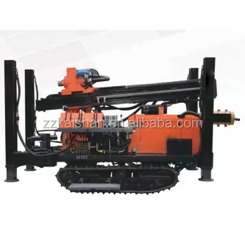 100-205mm Diameter Fast Drill Speed Kw180r 180m Deep Epa Rubber Crawler Hydraulic Water Well Drillin