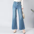 Factory price wholesale eco-friendly wide leg jeans for women with best quality