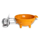 Outdoor spa pool wood fire hot tub