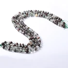 Stars Forever Wholesale Cheap Price Natural Green Phanton Quartz Round Stone Loose Beads for Jewelry Making