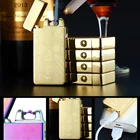 Fashion Rechargeable Carved USB ARC Electronic Cigarette Lighter