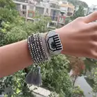 hotsales frida 3pcs one set lady hand knitting seeed beads delicate tassel miyuki bracelet for jewelry accessory