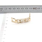 Wholesale Metal Chain Decorative Rhinestone Shoe Buckle for Women Accessories OEM
