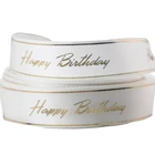 Hot Sale Printed Ribbon Satin 100% Polyester Wholesale Ribbon Silk