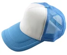 Common Hat Factories Ace Hot Sale Sublimation Blank 5 Panels Cap Custom Mesh Trucker Cap Hat For Outdoor Sports