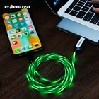 Personalized custom 3D printing 1m/2m/3m lighting cable light up type c fast charging quick charge usb cable