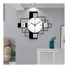 Elegant Home Decorative European Modern Minimalist Cross Design Creative Silent Large Wall Clock