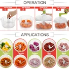 Hot Sale 3 in 1 Vegetable Cutter with Drain Basket Magic Chopper