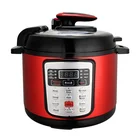 CE CB EMC BS Plug 6L electric multi cooker electric digital pressure rice cooker RED SHELL