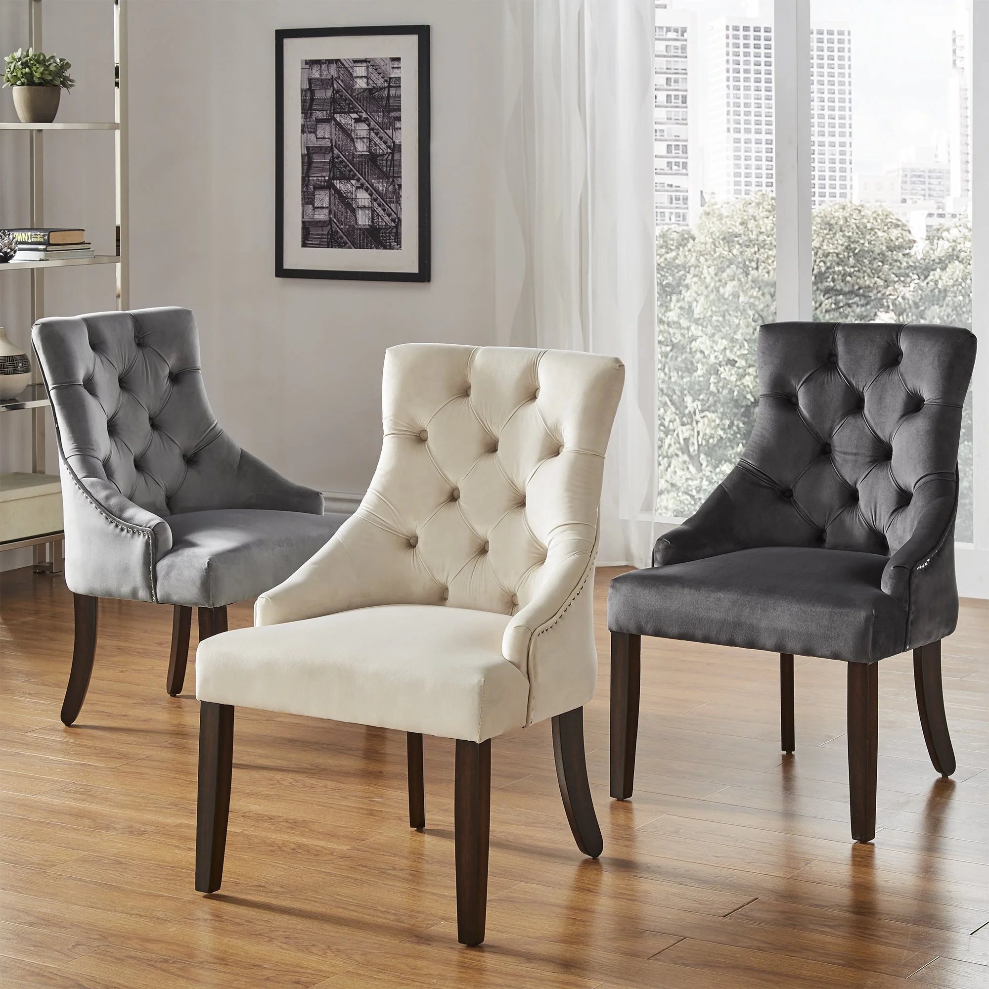 fabric living room chairs