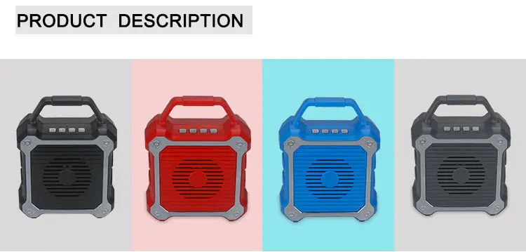 Portable portable FM BT TF USB playbck mode Plastic Blue-tooth speaker - ANKUX.COM