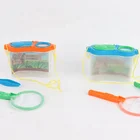 Kids Toy Kids Science Nature Explorer Insect Bug Catcher Kit Toy With Tongs Net Jar