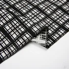 JDD2956 wholesale plaid polyester brocade jacquard textiles fabric
