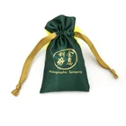 Wholesale Screen Printing Satin Silk Jewelry Pouch For Travel