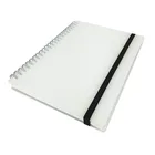 China manufacturer custom logo printing school stationery cheap a5 spiral notebook with elastic