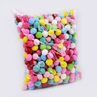 DIY Kids Craft Wedding Home Decoration Sewing Accessories Fur Plush Colorful Craft Pompom