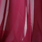 Factory wholesale super soft polyester twist plain chiffon fabric arabian dresses women