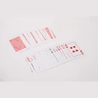 Waterproof Plastic Card Printed Poker 100% Plastic Playing Cards