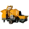 Trade assurance portable trailer mounted hydraulic mini concrete mixer pump for sale