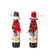High Quality Knitted Party Dinner Table Ornament Crochet Christmas Wine Bottle Cover