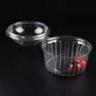 Trade Assurance transparent disposable 12oz clear plastic box with lids