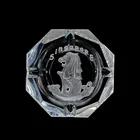 wholesale high quality original Crystal Glass Customisable patterns cigar Ashtray