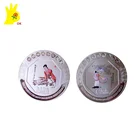 Factory custom 3D engraved silver commemorative coin