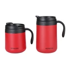Double Wall Stainless 350ml Double Wall Vacuum Coffee Mug Stainless Steel Travel Coffee Cup With Handle