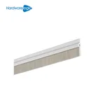 Glass Door Vinyl Brush Seal JW-038 91cm Vinyl and PP Brush Seal Screw Fix for Seal Door Bottom Gap Max 19mm