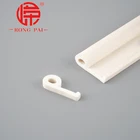 customized extruded silicone foam rubber door sealing strip