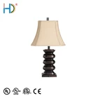 Modern Design Art Deco Cheap Taupe Shade Bronze Metal Table Lamp