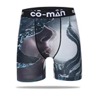 Character printed hot sell boxershorts mens mid rise brand underwear briefs