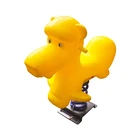 High Quality Colorful Children Outdoor Playground Plastic Rocking Horse Toy Spring Rider For Kids