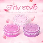 60ml Custom Christmas Decoration Round Gift Sweet Favor Candy Candle Aluminum Tin Can Box