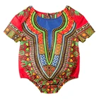 Baby Romper Shenbolen Hot Sale African Baby 100% Cotton Clothes Wholesale Baby Wax Print Triangle Romper