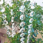 One-Stop Service DIY Jewelry Chandelier Decoration Hanging Octagon Crystal Beads Strand